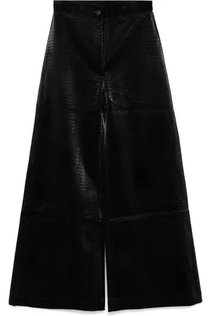 Tessitura Body Couture Large croc pants