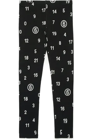 Maison Margiela Numbers-print leggings