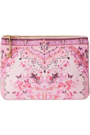 Camilla Small Canvas clutch bag
