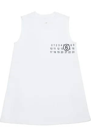 Maison Margiela Numbers print dress