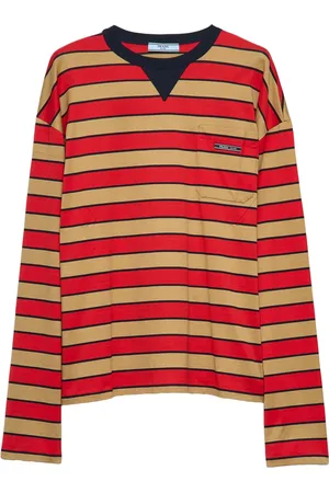Prada Striped cotton T-shirt