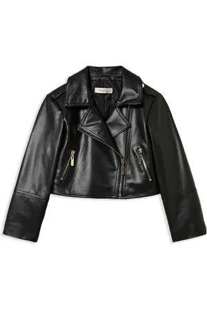 Twin-Set Coated biker jacket