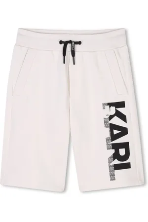 Karl Lagerfeld Logo-print track shorts