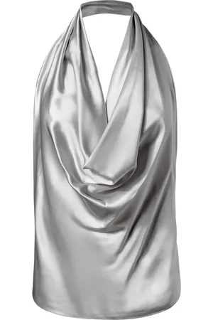 Alejandra Alonso Rojas Draped silk top