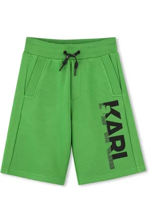 Karl Lagerfeld Logo-print track shorts