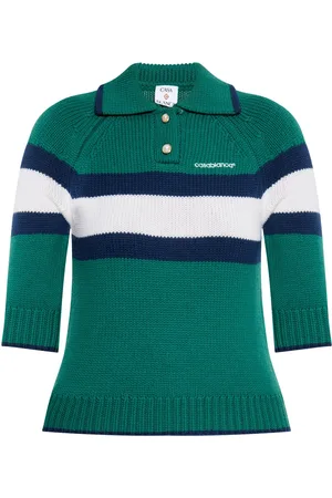 Casablanca Colour-block polo top