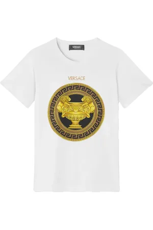 VERSACE Logo cotton t-shirt