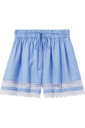 Claudie Pierlot Striped lace shorts