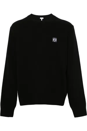 Loewe Logo-embroidered wool jumper