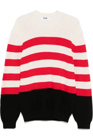 Msgm Striped cotton sweater