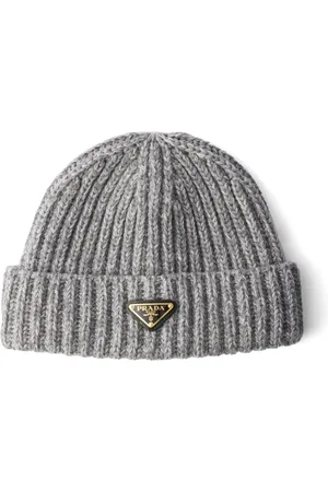 Prada Enamel-triangle logo beanie