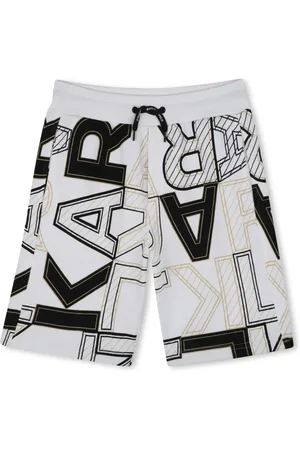Karl Lagerfeld Logo-print track shorts