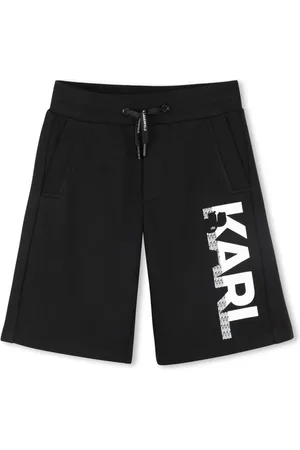 Karl Lagerfeld Logo-print track shorts