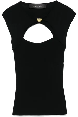FEDERICA TOSI Brooch-detail top