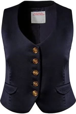 Alejandra Alonso Rojas V-neck wool vest