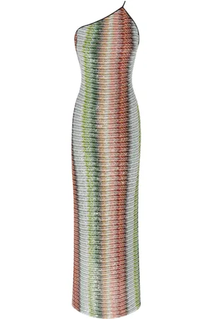 Missoni Single-shoulder maxi dress