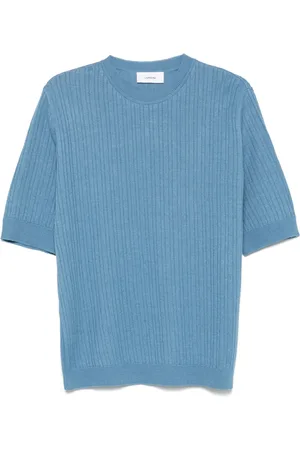 LARDINI Ribbed-knit T-shirt