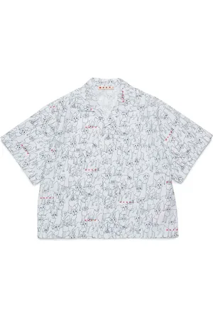 Marni Dog-print shirt