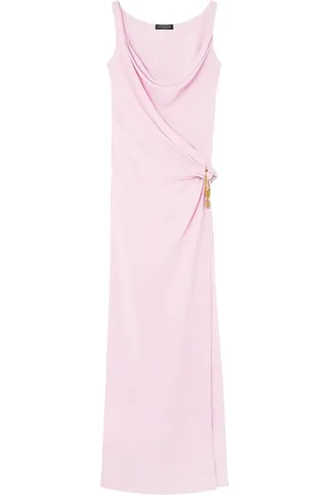 VERSACE Safety Pin gathered gown