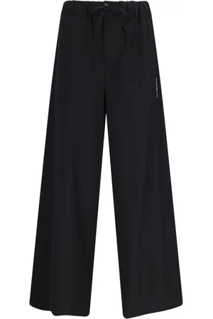 Marni Logo-print flared trousers
