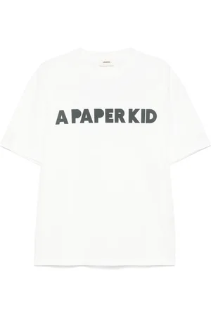 A PAPER KID Printed T-shirt