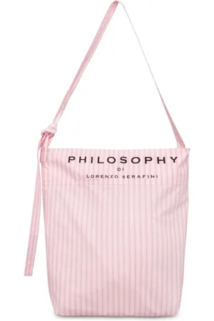 Serafini Striped beach bag