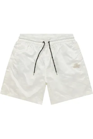 A Bathing Ape Logo-embroidered track shorts