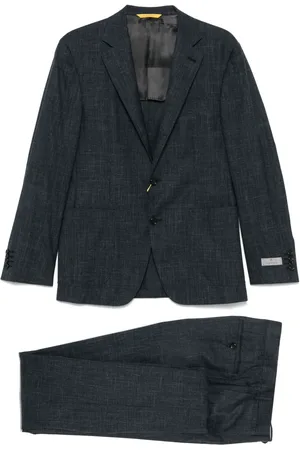 CANALI Mélange-effect suit