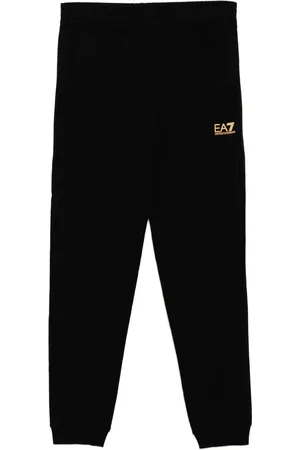 EA7 Logo-print track pants
