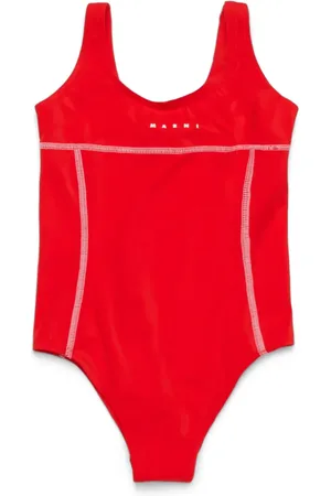 Marni Logo-print swimsuit