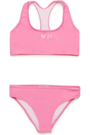 Nº21 Logo-print bikini set