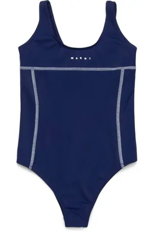 Marni Logo-print swimsuit