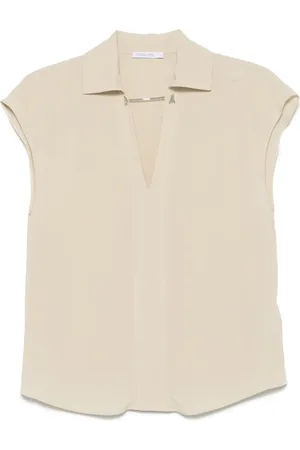 Patrizia Pepe Logo-plaque blouse
