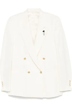 LARDINI Brooch-detail blazer