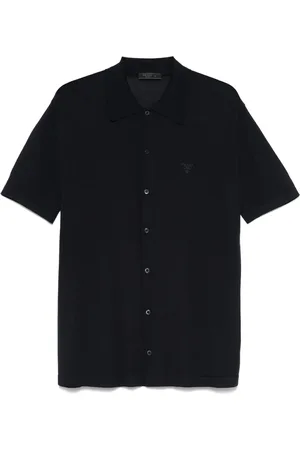 Prada Logo-embroidered shirt