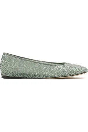 Lanvin Rhinestone-embellished ballet flats
