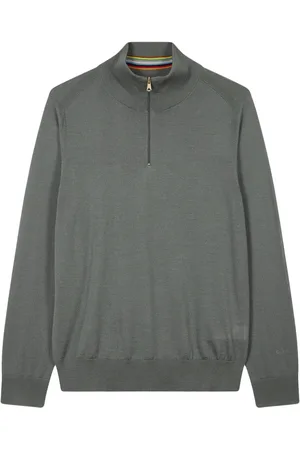 Paul Smith Half-zip merino sweater