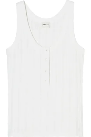 Closed Ribbed tank top
