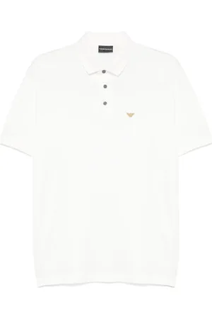 Emporio Armani Logo-embroidered polo shirt