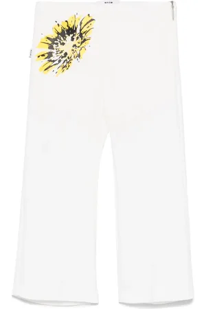 Msgm Floral-print trousers