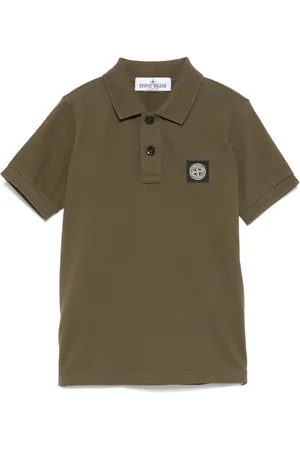 Stone Island Compass-patch polo shirt