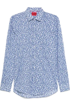HUGO BOSS Printed cotton shirt