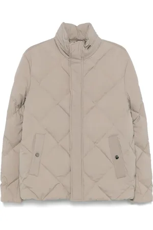 CANALI Diamond-quilted jacket