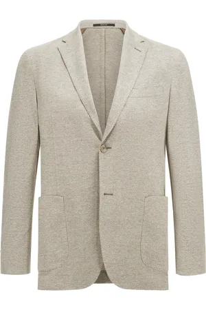 Boggi Milano Linen-cotton blazer