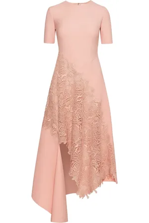 Oscar de la Renta Guipure-lace midi dress