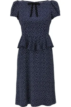 Alessandra Rich Polka dot-print midi dress