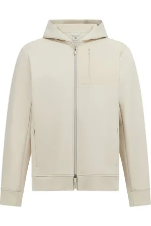 Boggi Milano Zip-up scuba hoodie