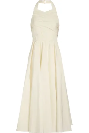 Patou Halterneck faille maxi dress