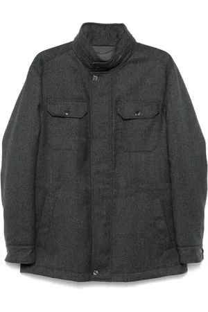 CANALI Wool shirt jacket