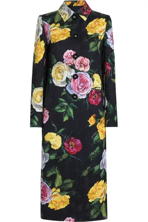 Dolce & Gabbana Rose-print coat